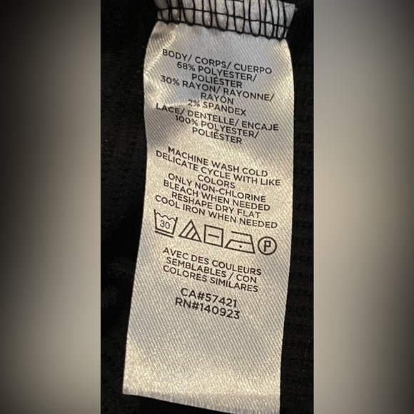 LOFT Long Sleeve Black Blouse - Picture 4 of 5